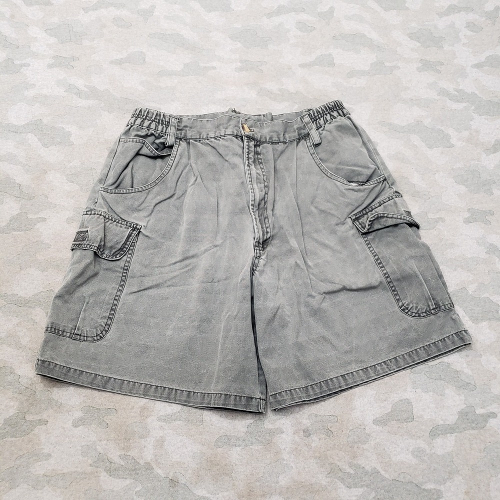 Vintage Weeds Shorts Mens 37/38 Gray Cargo Pockets